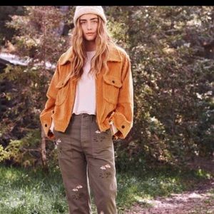 THE GREAT. The Boxy Zip Jacket - Marigold size 1